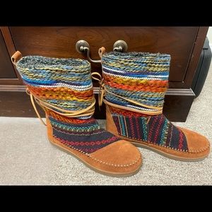 Toms Nepal cognac Boot Mocassin